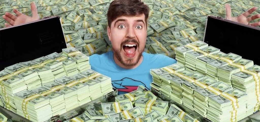 Mr Beast's Youtube Video: If You Can Carry $1,000,000 You Keep It! 157M views